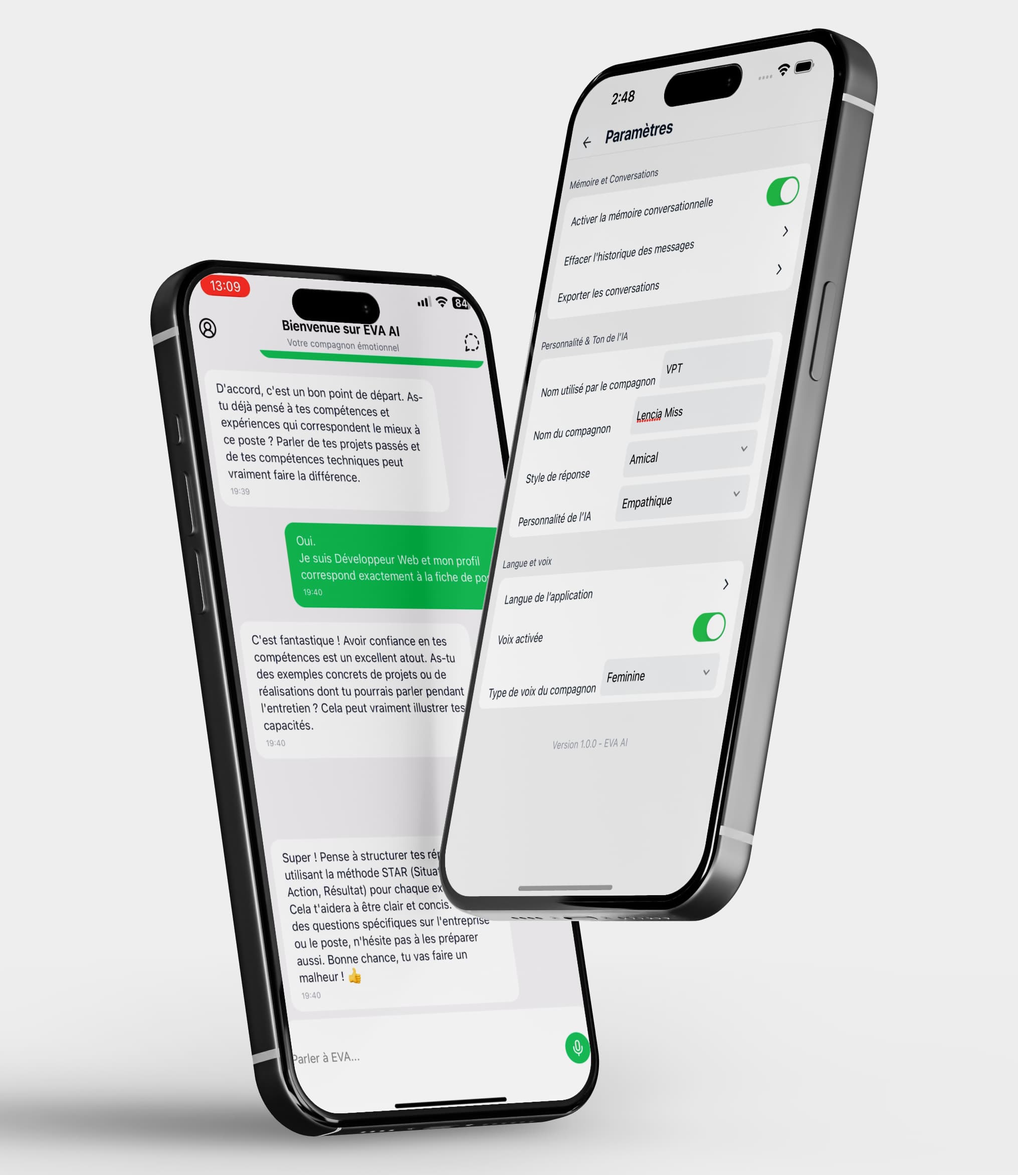 Application Mobile EVA-AI