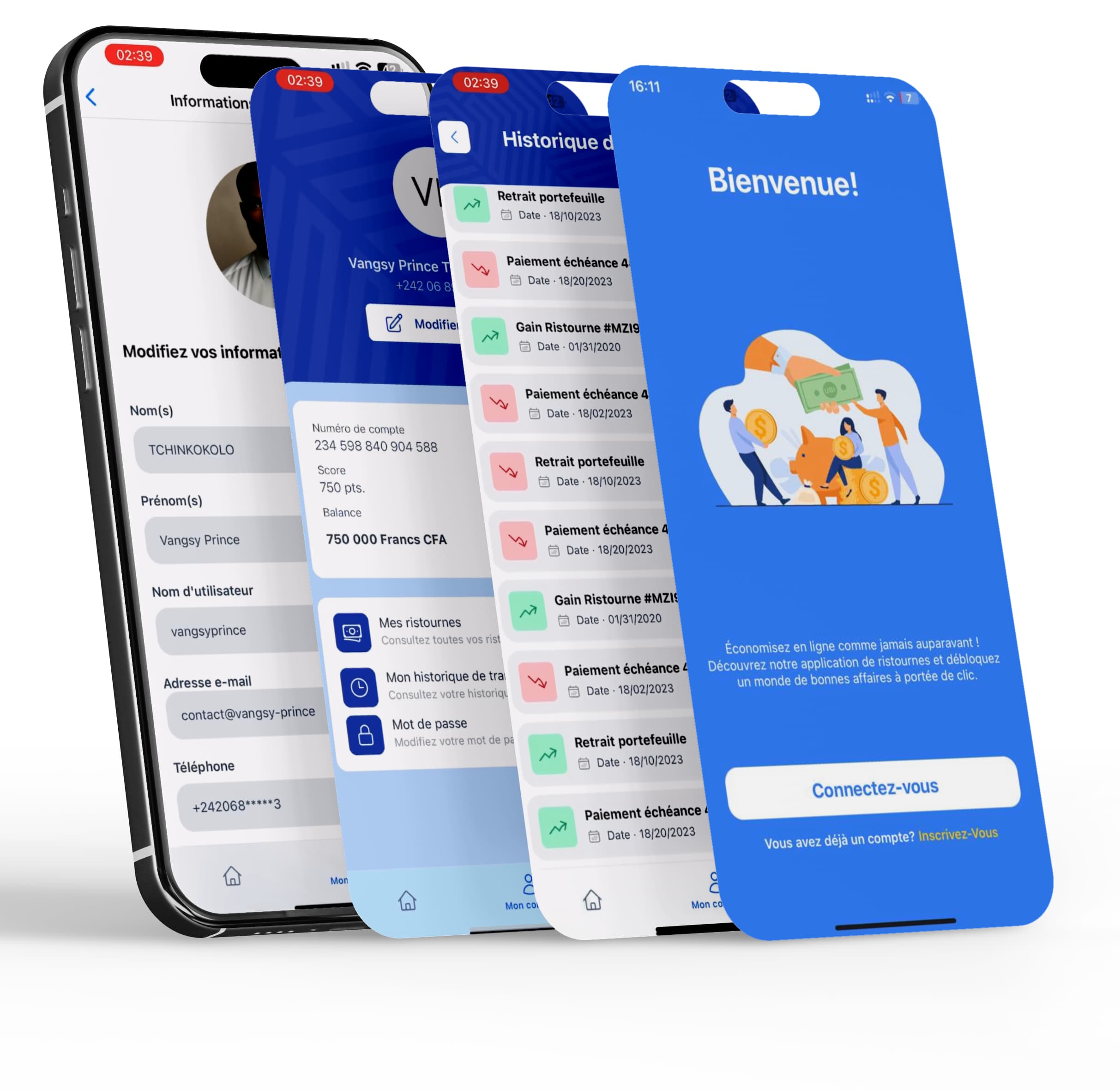 Application Mobile de ristournes